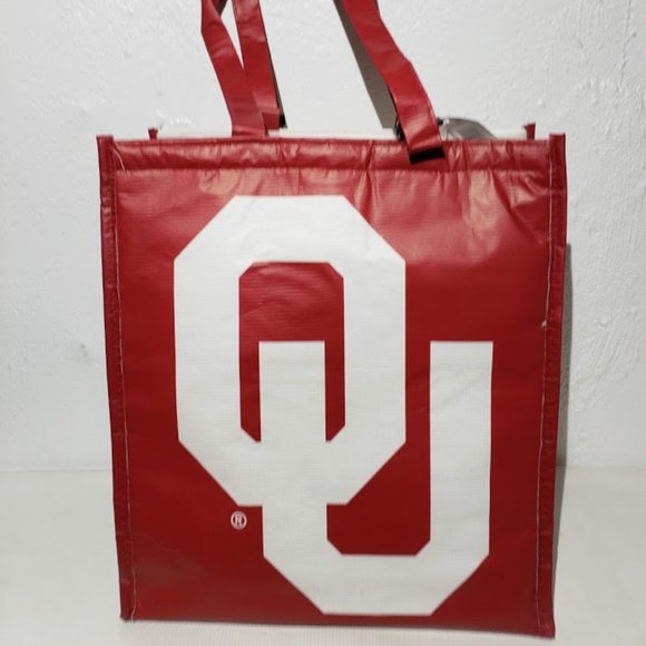 2 Oklahoma Sooners Insulated Grocery Tote NEW - Picture 2 of 5